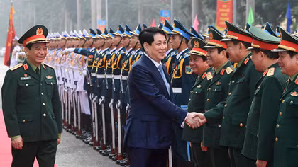Tiếp tục chăm lo xây dựng Quân đội vững mạnh, củng cố vững chắc thế trận lòng dân