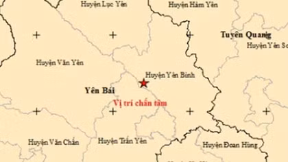 Yên Bái tiếp tục xảy ra động đất