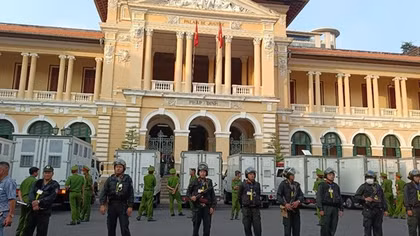 An ninh thắt chặt tại phiên tòa xét xử vụ án Vạn Thịnh Phát