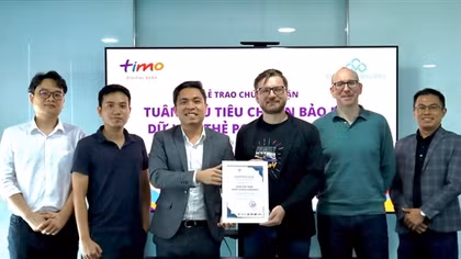 NH số Timo vinh dự đạt chứng chỉ bảo mật quốc tế PCI DSS cấp độ cao nhất