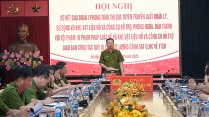 Hà Nội: Thu giữ 186 khẩu súng qua tuyên truyền về quản lý vũ khí, vật liệu nổ