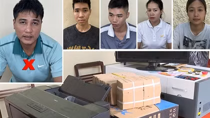 Triệt phá đường dây sản xuất giấy phép lái xe, đăng ký xe giả