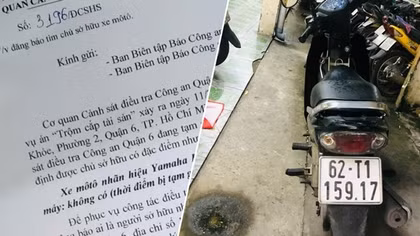 Truy tìm chủ phương tiện liên quan đến vụ trộm cắp tài sản