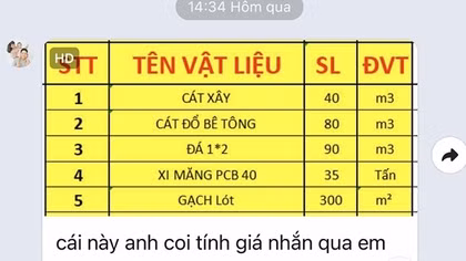 Cảnh báo thủ đoạn lừa đảo nhằm vào cửa hàng vật liệu xây dựng