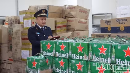 Xử lý hàng trăm vụ vi phạm về rượu, bia bất hợp pháp