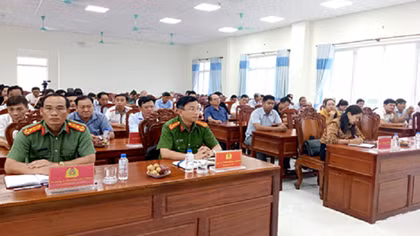 Công an huyện Châu Thành (Trà Vinh): Lắng nghe ý kiến nhân dân để xây dựng lực lượng ngày càng trong sạch, vững mạnh