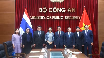 Việt Nam - Thái Lan thúc đẩy hợp tác tích cực trong phòng, chống tội phạm