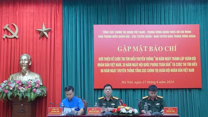 Giới thiệu hai cuộc thi tìm hiểu về 80 năm Ngày thành lập Quân đội và Ngày truyền thống Tổng cục Chính trị