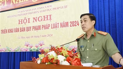 Cà Mau triển khai thi hành các văn bản quy phạm pháp luật năm 2024