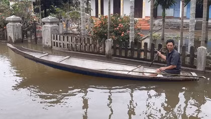 Nhiều vùng thấp trũng ở Thừa Thiên Huế đối mặt nguy cơ lũ chồng lũ