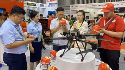 Nhiều thiết bị kỹ thuật, công nghệ mới tại triển lãm công nghệ PCCC và CNCH
