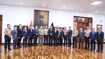 Việt Nam – Peru thúc đẩy hợp tác trên lĩnh vực an ninh, cảnh sát