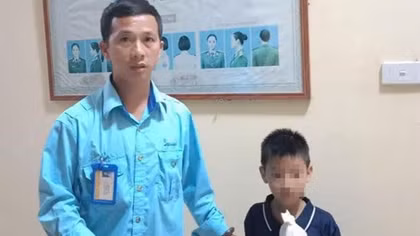 Nhân viên Transerco tìm nhà cho cháu bé bị lạc