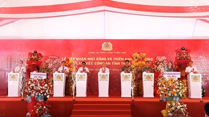 Tiếp nhận mặt bằng và triển khai xây dựng cơ sở làm việc Công an tỉnh Thừa Thiên Huế