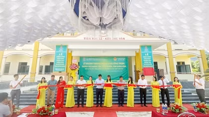 PVFCCo: Khánh thành, bàn giao Nhà lớp học và chức năng Trường THCS Quảng Tiên