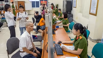 Trong 3 ngày đã in 15.678 thẻ và 120 Giấy chứng nhận thẻ căn cước