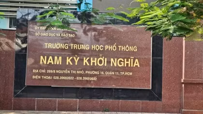 Nghiêm khắc phê bình Hiệu trưởng Trường THPT Nam Kỳ Khởi Nghĩa