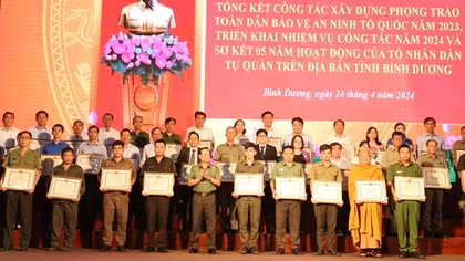 Bình Dương có 59 mô hình đảm bảo ANTT và PCCC