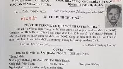 Truy nã đặc biệt nhân viên ngân hàng chiếm đoạt 15 tỷ đồng