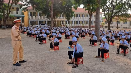 Bình Phước: Tăng cường tuyên truyền và xử lý vi phạm Luật Giao thông lứa tuổi học sinh