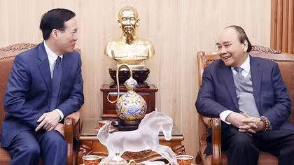 Chủ tịch nước Võ Văn Thưởng chúc Tết các đồng chí nguyên lãnh đạo Đảng, Nhà nước