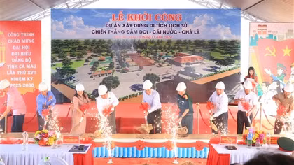 Xây dựng Di tích chiến thắng Đầm Dơi - Cái Nước – Chà Là