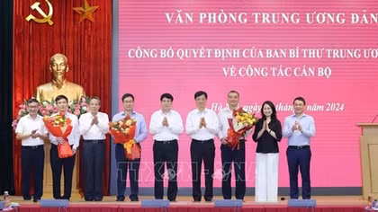 Công bố quyết định bổ nhiệm Trợ lý, Thư ký của Tổng Bí thư, Chủ tịch nước