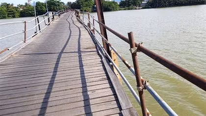 Cầu Phú Kiểng ở hạ lưu sông Cái Nha Trang sắp được xây kiên cố sau 23 năm "đi tạm"