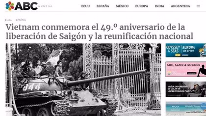 Báo chí Argentina đưa tin đậm về Ngày thống nhất đất nước của dân tộc Việt Nam
