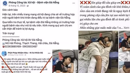 Giả mạo thông tin kêu gọi giúp bệnh nhân nghèo để chiếm đoạt tiền từ thiện