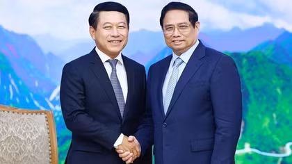 Thủ tướng Phạm Minh Chính tiếp Phó Thủ tướng Chính phủ, Bộ trưởng Ngoại giao Lào