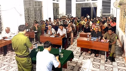 Giữ vững ANTT khu vực giáp ranh