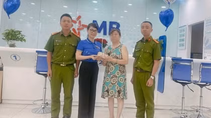 Nhân viên Ngân hàng MB kịp thời ngăn chặn vụ lừa đảo chuyển tiền