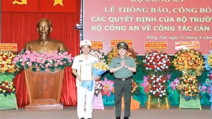 Điều động Đại tá Nguyễn Hồng Phong giữ chức Giám đốc Công an tỉnh Đồng Nai