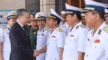 Chủ tịch nước Tô Lâm: Củng cố vững chắc 'thế trận lòng dân' trên biển