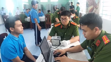 Cấp CCCD đối với nhân khẩu đặc biệt tại 2 cơ sở cai nghiện ma túy