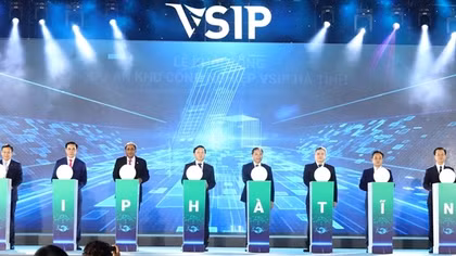 Khởi công dự án Khu công nghiệp VSIP Hà Tĩnh