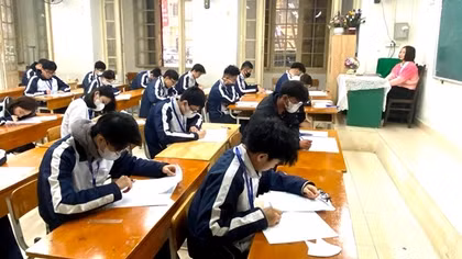 Hơn 101.000 học sinh tập dượt cho kỳ thi tốt nghiệp THPT đầu tiên theo chương trình mới