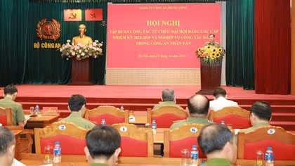 Chuẩn bị chu đáo cho Đại hội Đảng các cấp nhiệm kỳ 2025-2030