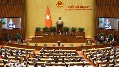 Quốc hội bắt đầu phiên họp bất thường xem xét công tác nhân sự