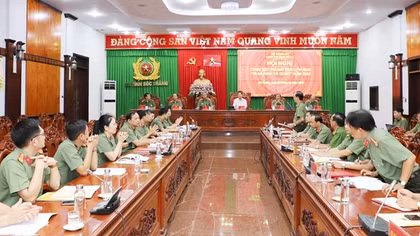 Cụm thi đua số 11 bảo đảm ANTT trong mọi tình huống