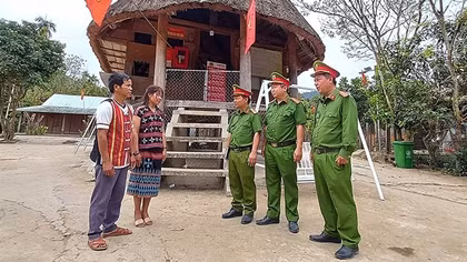 Giữ bình yên nơi biên viễn Tây Giang