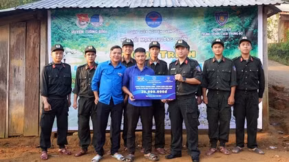 Tuổi trẻ Cảnh sát cơ động Trung Bộ với chương trình “Nghĩa tình vùng cao” tại Quảng Nam