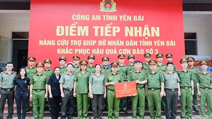 Học viện CSND đồng hành cùng doanh nghiệp ủng hộ 4,5 tỷ đồng khắc phục hậu quả bão số 3