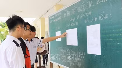 Điểm thi tốt nghiệp THPT năm 2024 sẽ công bố từ 8h ngày 17/7