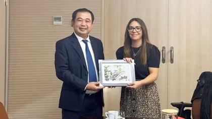 Bí thư Tỉnh ủy Hải Dương Trần Đức Thắng làm việc với Thị trưởng TP Rivas-Vaciamadrid (Tây Ban Nha)