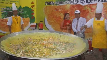 Cần Thơ sẽ làm bánh xèo to kỷ lục tại Lễ hội Bánh Dân gian Nam Bộ