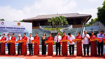 Khánh thành và bàn giao Công trình tu bổ, tôn tạo Di tích quốc gia Địa điểm Trường dạy làm báo Huỳnh Thúc Kháng