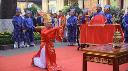 Lễ dâng hương khai Xuân tại Hoàng thành Thăng Long