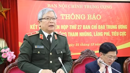 Bộ Công an đã tham mưu xử lý toàn diện, nhân văn đối với các vụ án, vụ việc tham nhũng, lãng phí